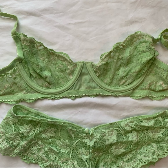 NWOT Jezebel Floral Ivy Lace Bra and Panty Set - Picture 5 of 5